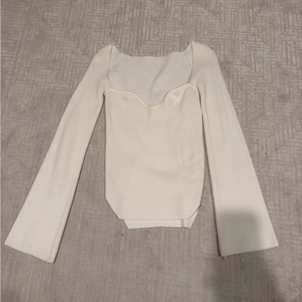 Elegant Cream Women's Top